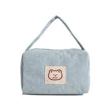 Load image into Gallery viewer, Cute Bear Women Cosmetic Bag Summer Fashion Large Capacity Soft Comfortable Handbag With Handle
