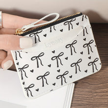 Load image into Gallery viewer, Fashion PVC Credit Card Holder Slim Small Card Case Roomy Cute Bow Lightweight Coin Purse Wallet For Women Girls
