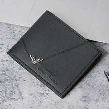 Load image into Gallery viewer, Slim PU Leather Men Wallet Folding Vintage Credit Card Holder Large Capacity Money Purse Wallet Storage Bag
