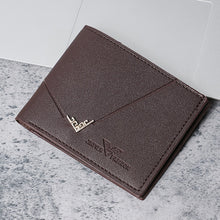 Load image into Gallery viewer, Slim PU Leather Men Wallet Folding Vintage Credit Card Holder Large Capacity Money Purse Wallet Storage Bag

