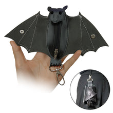 Load image into Gallery viewer, Bat Coin Purse Foldable Wings Zippered Pouch Gothic Keychain Wallet Storage Bag For Women Men Shopping Travel Outdoor
