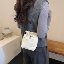 Load image into Gallery viewer, Nylon Canvas Soft Mini Crossbody Bag Multifunctional Square Shoulder Bag Lightweight Simple Phone Wallet Messenger Purse Handbag
