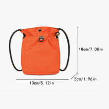 Load image into Gallery viewer, Nylon Canvas Soft Mini Crossbody Bag Multifunctional Square Shoulder Bag Lightweight Simple Phone Wallet Messenger Purse Handbag
