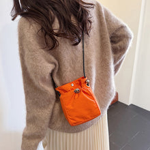 Load image into Gallery viewer, Nylon Canvas Soft Mini Crossbody Bag Multifunctional Square Shoulder Bag Lightweight Simple Phone Wallet Messenger Purse Handbag

