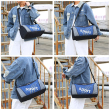 Load image into Gallery viewer, Unisex Gym Sports Bag Crossbody Shoulder Personalized Duffel Bag For Yoga Fitness Travel Weekend Outdoor
