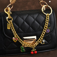Load image into Gallery viewer, Shining Cherry Keychain Metal Flowers Dinosaur Bag Charm Fashion Car Key Ring Versatile Bag Pendant Exquisite Decoration Gifts For Women Men
