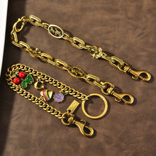 Load image into Gallery viewer, Shining Cherry Keychain Metal Flowers Dinosaur Bag Charm Fashion Car Key Ring Versatile Bag Pendant Exquisite Decoration Gifts For Women Men
