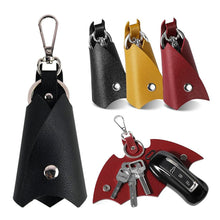Load image into Gallery viewer, PU Leather Bat Gothic Keychain Foldable Wings Pendant Unisex Key Ring Purse Waist Accessories For Shopping Travel Outdoor

