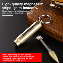Load image into Gallery viewer, Portable Metal Refillable Kerosene Lighter with Bottle Opener Slide Ignition Windproof Reusable Match Lighter for Camping Outdoor Survival Tool
