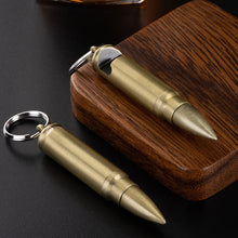 Load image into Gallery viewer, Portable Metal Refillable Kerosene Lighter with Bottle Opener Slide Ignition Windproof Reusable Match Lighter for Camping Outdoor Survival Tool
