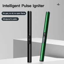 Load image into Gallery viewer, USB Rechargeable Lighter Electric Ignition Flameless Lighter with LED Battery Display Safety Lighter for Camping BBQ Kitchen Candle
