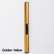 Load image into Gallery viewer, USB Rechargeable Lighter Electric Ignition Flameless Lighter with LED Battery Display Safety Lighter for Camping BBQ Kitchen Candle
