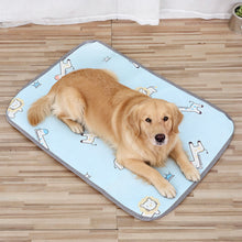 Load image into Gallery viewer, Summer Pet Cooling Mat Washable Hair Resistant Dog Bed for Small and Large Dogs &amp; Cats Cooling Pad for Indoor Outdoor Travel
