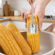 Load image into Gallery viewer, Manual Stainless Steel Corn Peeler Fast Labor-Saving Anti-Crushing Kernel Remover Household Kitchen Gadget
