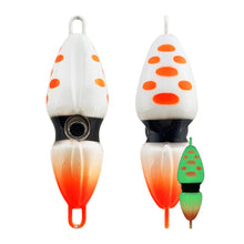 Load image into Gallery viewer, 40G/60G Gourd Shape Fast Sinking Jig Low Resistance Long Cast Bionic Peanut Squid Glow in Dark Lure Sea Boat Fishing Jigging Bait
