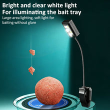 Load image into Gallery viewer, Smart Motion Sensor Bait Changing Light for Night Fishing LED Hand Wave Sensor Red and White Dual Light Lamp 360° Adjustable Gooseneck Fishing Accessory
