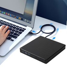 Load image into Gallery viewer, Portable External Optical Drive for Laptop Universal Zebra Pattern DVD Burner USB 3.0 Type-C Mobile CD/DVD Drive

