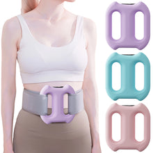 Load image into Gallery viewer, Home Fitness Massage Ring Silent Vibration Belly Tummy Slimming Massager Fat Burner Yoga Fitness Gear
