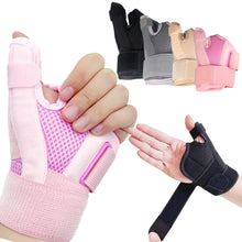 Load image into Gallery viewer, 1PC Sport Wrist Support for Tendonitis Compression and Breathabl Thumb Brace with Adjustable Straps Self-Adhesive Fabric Fixation
