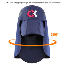 Load image into Gallery viewer, Multi-functional Baseball Cap with Removable Neck Flap and Face Mask Quick Dry Foldable Sun Hat Mosquito Repellent Sun Protection for Outdoor Fishing
