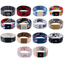 Load image into Gallery viewer, Cartoon Rainbow Puzzle Elastic Wristband Bracelet Fashion Accessories Gift For Kids Women
