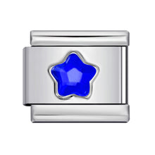 Load image into Gallery viewer, Colorful Five-Pointed Star Personalized Diy Stainless Steel Charm Bracelet 9mm Fashion Jewelry Accessories Supplies
