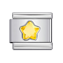 Load image into Gallery viewer, Colorful Five-Pointed Star Personalized Diy Stainless Steel Charm Bracelet 9mm Fashion Jewelry Accessories Supplies
