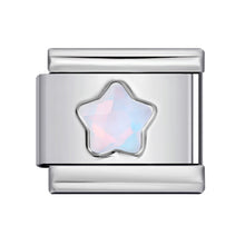 Load image into Gallery viewer, Colorful Five-Pointed Star Personalized Diy Stainless Steel Charm Bracelet 9mm Fashion Jewelry Accessories Supplies
