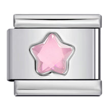 Load image into Gallery viewer, Colorful Five-Pointed Star Personalized Diy Stainless Steel Charm Bracelet 9mm Fashion Jewelry Accessories Supplies
