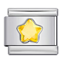 Load image into Gallery viewer, Colorful Five-Pointed Star Personalized Diy Stainless Steel Charm Bracelet 9mm Fashion Jewelry Accessories Supplies
