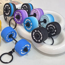 Load image into Gallery viewer, Detachable 3D Barbell Dumbbell Keychain Sports Fitness Car Key Ring Bag Charm Accessories Creative Gym Gift For Men Women

