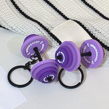 Load image into Gallery viewer, Detachable 3D Barbell Dumbbell Keychain Sports Fitness Car Key Ring Bag Charm Accessories Creative Gym Gift For Men Women
