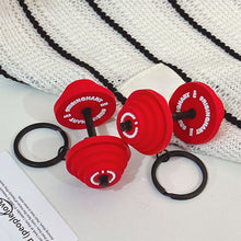 Load image into Gallery viewer, Detachable 3D Barbell Dumbbell Keychain Sports Fitness Car Key Ring Bag Charm Accessories Creative Gym Gift For Men Women
