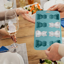 Load image into Gallery viewer, 3D Cat Silicone Ice Cube Mold Food Grade Cute Diy Ice Maker For Whiskey Cocktail Cold Drink Bar Drinking Accessories
