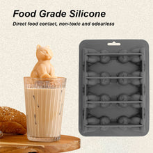 Load image into Gallery viewer, 3D Cat Silicone Ice Cube Mold Food Grade Cute Diy Ice Maker For Whiskey Cocktail Cold Drink Bar Drinking Accessories
