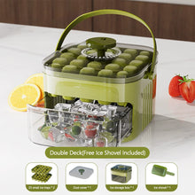 Load image into Gallery viewer, Large Capacity 50 Cube Ice Mold Easy Press Lid Double Layer Food Grade Reusable Ice Maker Kitchen Gadgets Tools
