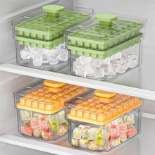 Load image into Gallery viewer, 68/34 Grids Large Capacity Ice Cube Tray Food Grade Easy Press Ice Mould With Lid Storage Home Freezer Accessories
