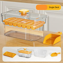Load image into Gallery viewer, 68/34 Grids Large Capacity Ice Cube Tray Food Grade Easy Press Ice Mould With Lid Storage Home Freezer Accessories
