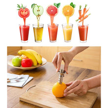 Load image into Gallery viewer, Stainless Steel Spiral Manual Juicer Hand Held Lemon Orange Squeezer Household Citrus Fruit Juice Tool
