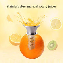 Load image into Gallery viewer, Stainless Steel Spiral Manual Juicer Hand Held Lemon Orange Squeezer Household Citrus Fruit Juice Tool
