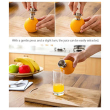 Load image into Gallery viewer, Stainless Steel Spiral Manual Juicer Hand Held Lemon Orange Squeezer Household Citrus Fruit Juice Tool
