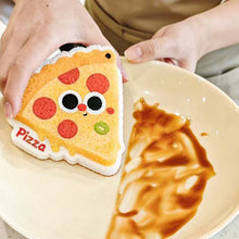 Load image into Gallery viewer, Cute Hot Dogs Cookies Design Cartoon Pulp Cotton Cleaning Sponge Bleach Cloth Dish Sponge Kitchen Rags Tools
