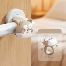 Load image into Gallery viewer, Cartoon Silicone Door Crash Cushion Handle Impact Pad Punch Free Anti Shock Silent Wall Protector Home Bedroom Decoration
