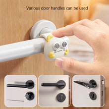 Load image into Gallery viewer, Cartoon Silicone Door Crash Cushion Handle Impact Pad Punch Free Anti Shock Silent Wall Protector Home Bedroom Decoration
