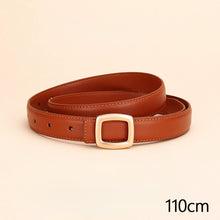 Load image into Gallery viewer, Women Genuine Leather Belt Simple Elegant Style Versatile Black Jeans Belt Daily Fashion Accessories
