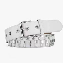 Load image into Gallery viewer, Punk Rock Rivet Studded Belt Adjustable Hollow Decoration Black Fashion Women Waist Belt Accessories
