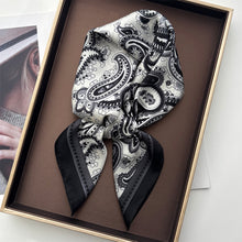 Load image into Gallery viewer, Paisley Cashew Print Women Scarf Silk Feel All Season Versatile Square Headscarf Shawl Body Clothing Accessories
