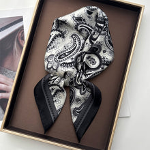 Load image into Gallery viewer, Paisley Cashew Print Women Scarf Silk Feel All Season Versatile Square Headscarf Shawl Body Clothing Accessories
