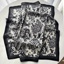 Load image into Gallery viewer, Paisley Cashew Print Women Scarf Silk Feel All Season Versatile Square Headscarf Shawl Body Clothing Accessories
