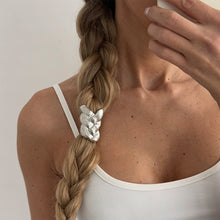 Load image into Gallery viewer, Punk Metal Braid Shaped Elastic Hair Tie Y2K Style Women Headband Fashion Hair Accessories
